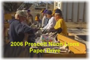 2006 Prescott Noon Lions Paper Drive Video